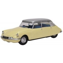 Citroën DS19 Jonquil Yellow/Silver 1/76 Oxford