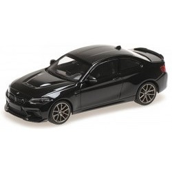 BMW M2 CS BLACK WITH GOLDEN WHEELS 2020 1/43 Minichamps
